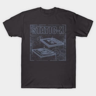 Static-X - Technical Drawing T-Shirt